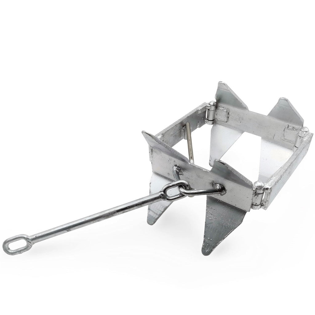 Anchor-Man Boat Slide Box Anchors, 100 Hot Dipped Galvanized Foldable Sliding Cube Anchor Suitable for 23 to 40ft O