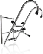 4 Step Mount Ladder, Stainless Steel, Foldable 46 L x 14W, 29 Stowed, Durable Boat Boarding Ladder Anchor-Man