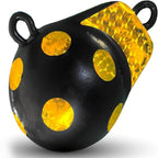 Anchor-Man Downrigger Weights 4lbs 6lbs 10lbs 15lbs - Round Shaped Vinyl Coated Downrigger Ball for Salmon, Protect