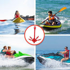 Anchor-Man 3.5 LB Folding Kayak Complete Grapnel Anchor - 10L Storage Kayak Anchor - Mushroom Anchor, Jet Ski Ancho