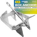 Anchor-Man Boat Slide Box Anchors, 100 Hot Dipped Galvanized Foldable Sliding Cube Anchor Suitable for 23 to 40ft O