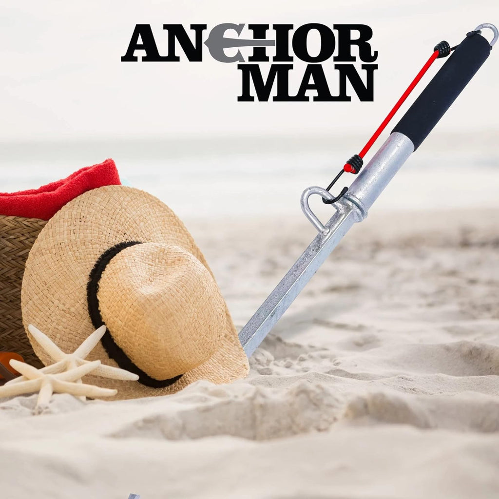 Anchor-Man Beach Spike Anchor for PWCs, Small to Medium Boats, Kayaks, Canoes, Jet Skis and Multipurpose Pure Carbo