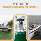 Anchor-Man Vinyl-Coated Richter Anchor - Spike Anchor for Boats, Offers High Performance in Diverse Lakebeds and Ri