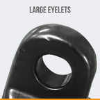 Anchor-Man River Anchor, Black Vinyl Coated Mushroom Anchor for Boats - Marine Grade Boat Anchor with Impressive Ho